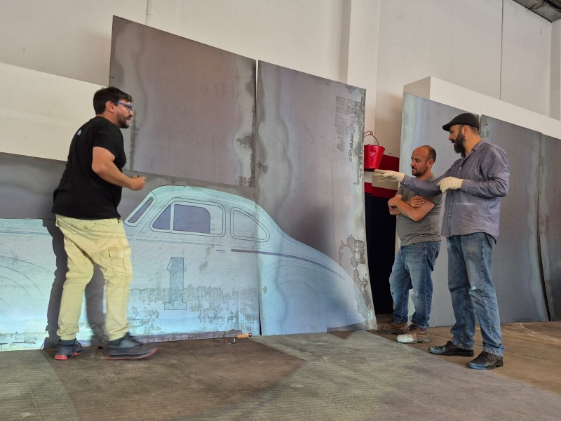 Comenzaron a trabajar en el monumento a los Emiliozzi